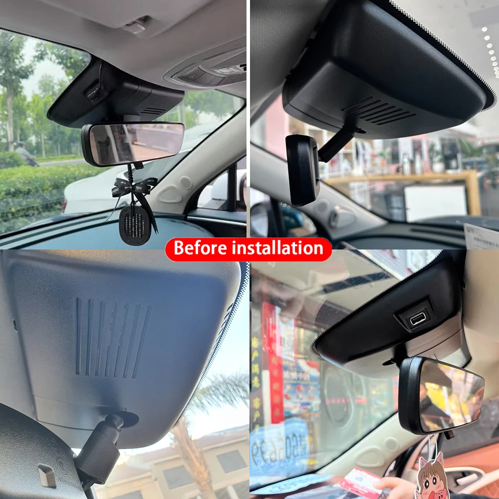 for GWM Ora 03 Good Funky Cat Haomao 2020-2025 4K Front Rear Camera Dash Cam Wifi Plug and Play Video Recorde Loop Recording