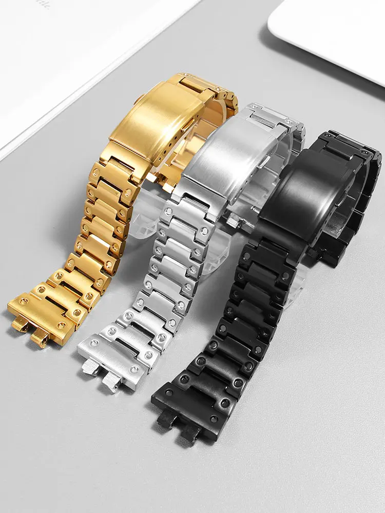 GMWB5000 Mod Kit For Casio G-SHOCK 3459 GMW-B5000 modification Stainless steel Case watch band stainless steel Metal Bezel Strap