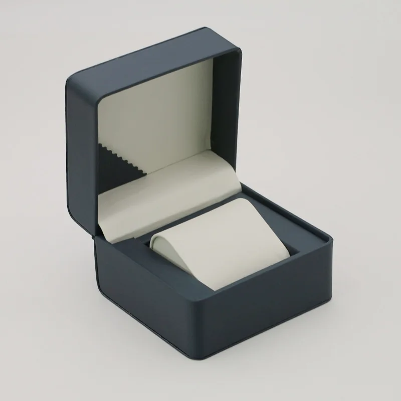 Watch Gift Packaging Case Built-In Jewelry Display Wristwatch Organizer Dust-Proof Pu Single Watch Box For Home Storage Holder