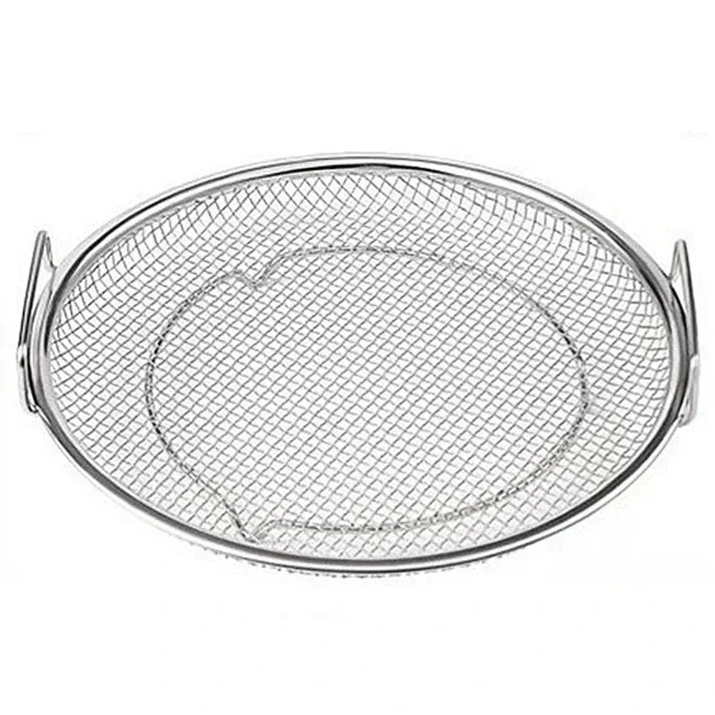 Premium Stainless Steel Oil Remnant Filter Double-ear Design Efficient Frying Net Oil Filter Grid Kitchen Tools Gadgets