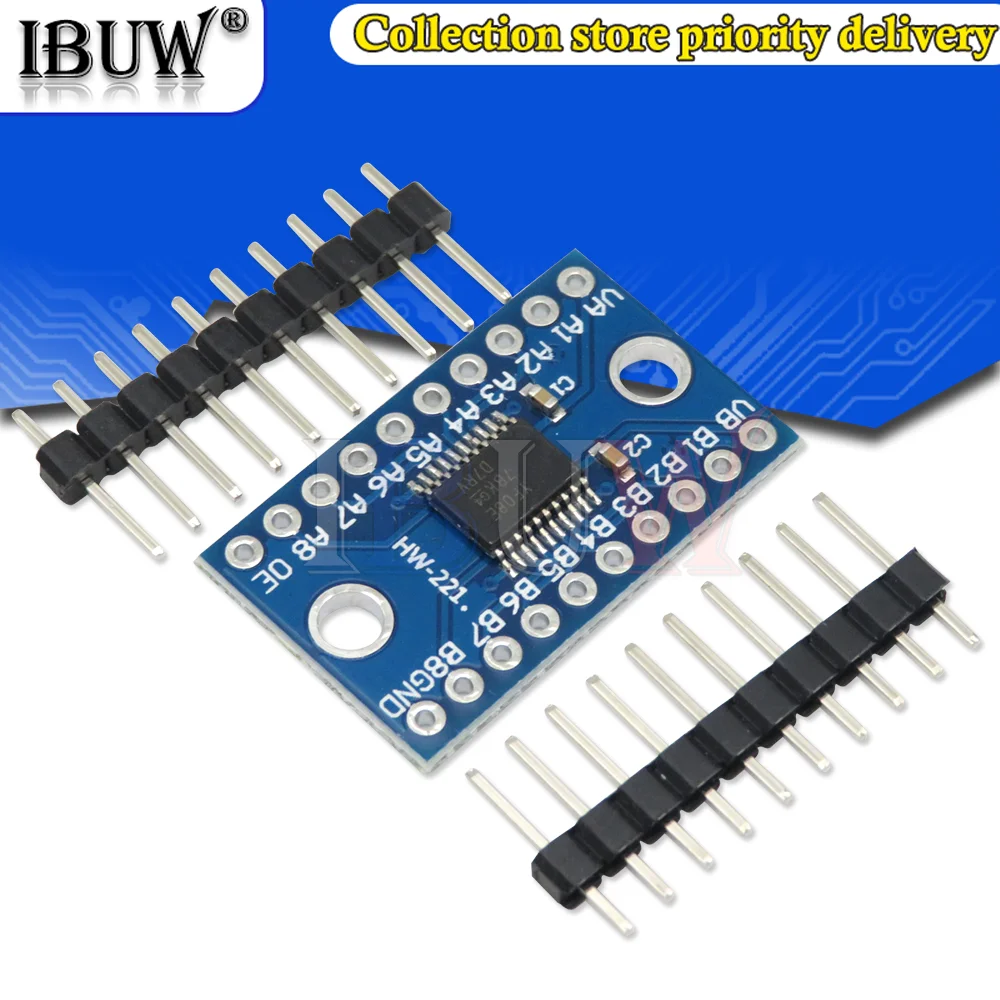 TXS0108E 8 Channel Logic Level Converter Bi-Directional High Speed Full Duplex Shifter 3.3V 5V for Arduino Raspberry Pi