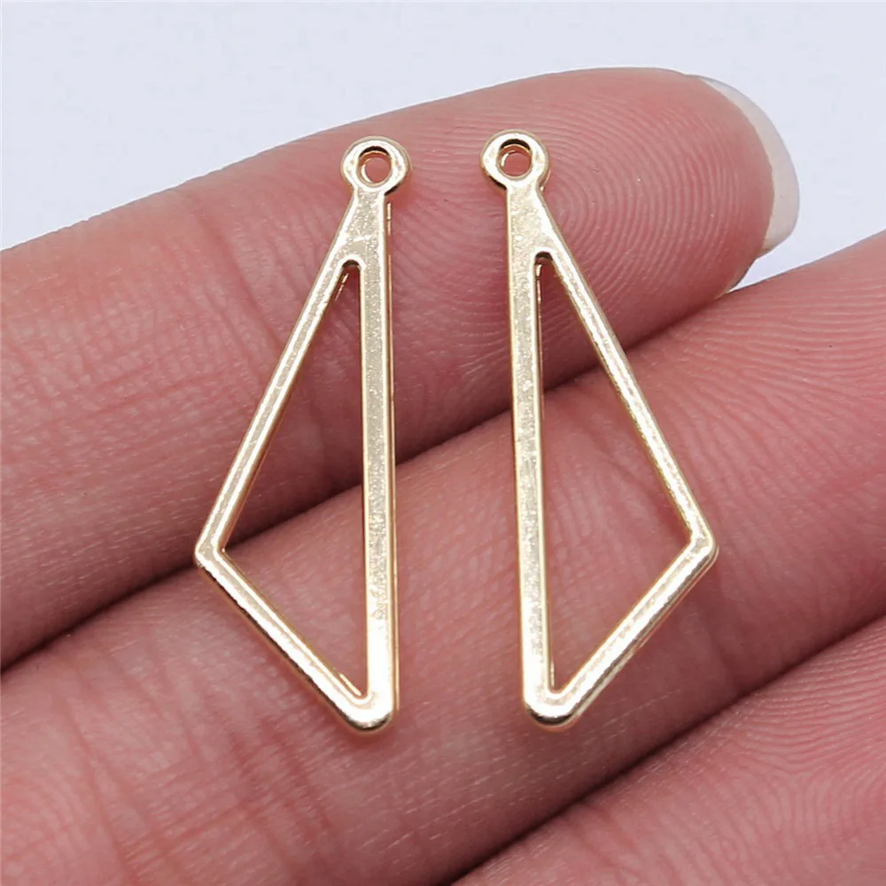 Jewellery Making Supplies Triangle Charms Handmade Components 10pcs