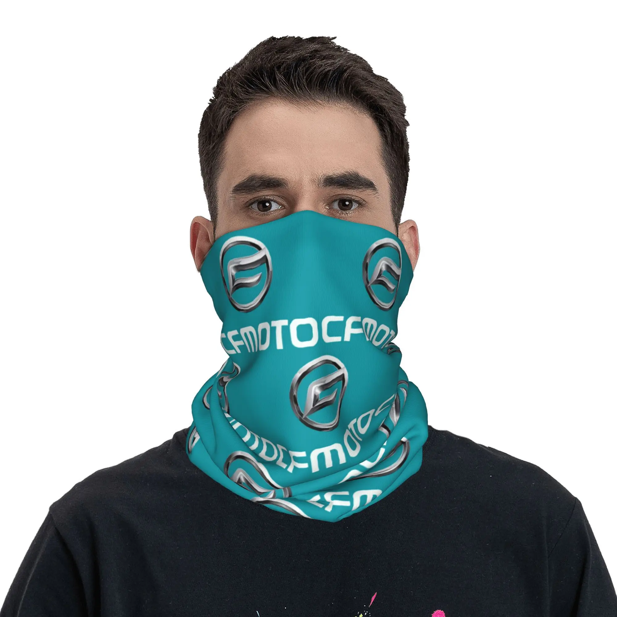 مخصص C-CFMotoes جديد موتو باندانا الشتاء الرقبة أدفأ المرأة يندبروف التفاف الوجه وشاح للمشي الجراب عقال