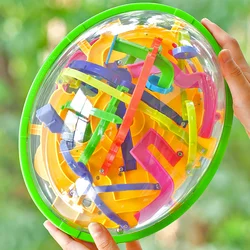 3D Maze Ball Game Toy for Kids, Magic Intelligent Maze Puzzle, Brinquedos Educativos, Natal, Presente da escola, 100, 208.299 Passos