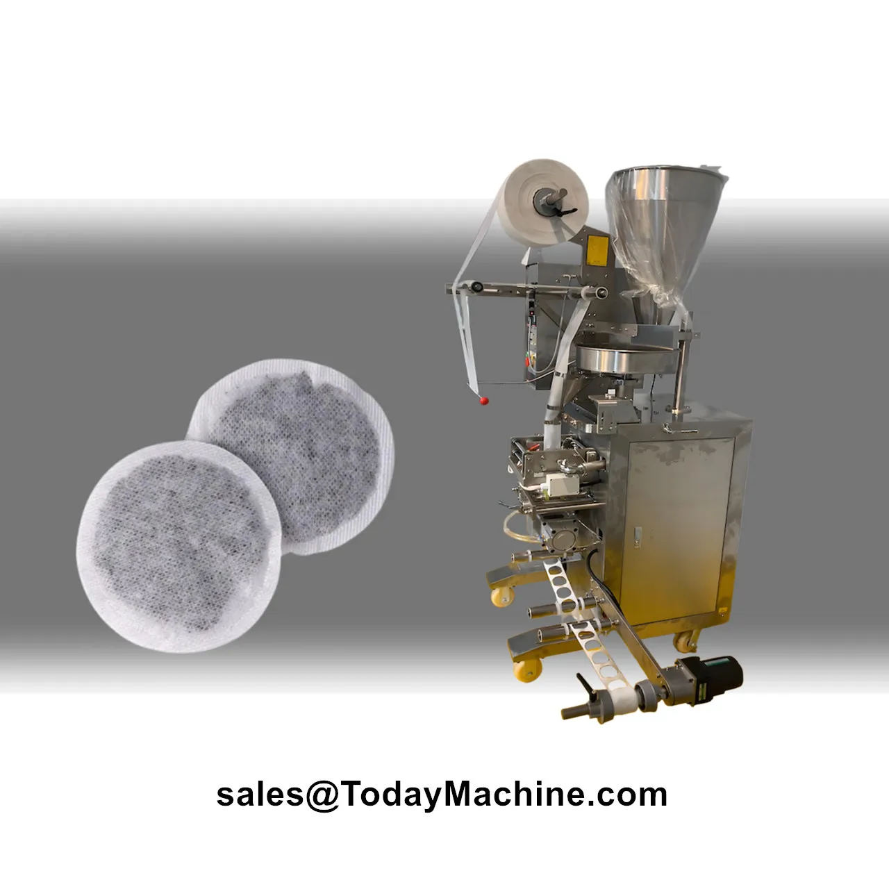 Automatic Small Coffee Powder Filter Paper Packaging Herbal Powder Sealing Round Tea Bag Packing Machine