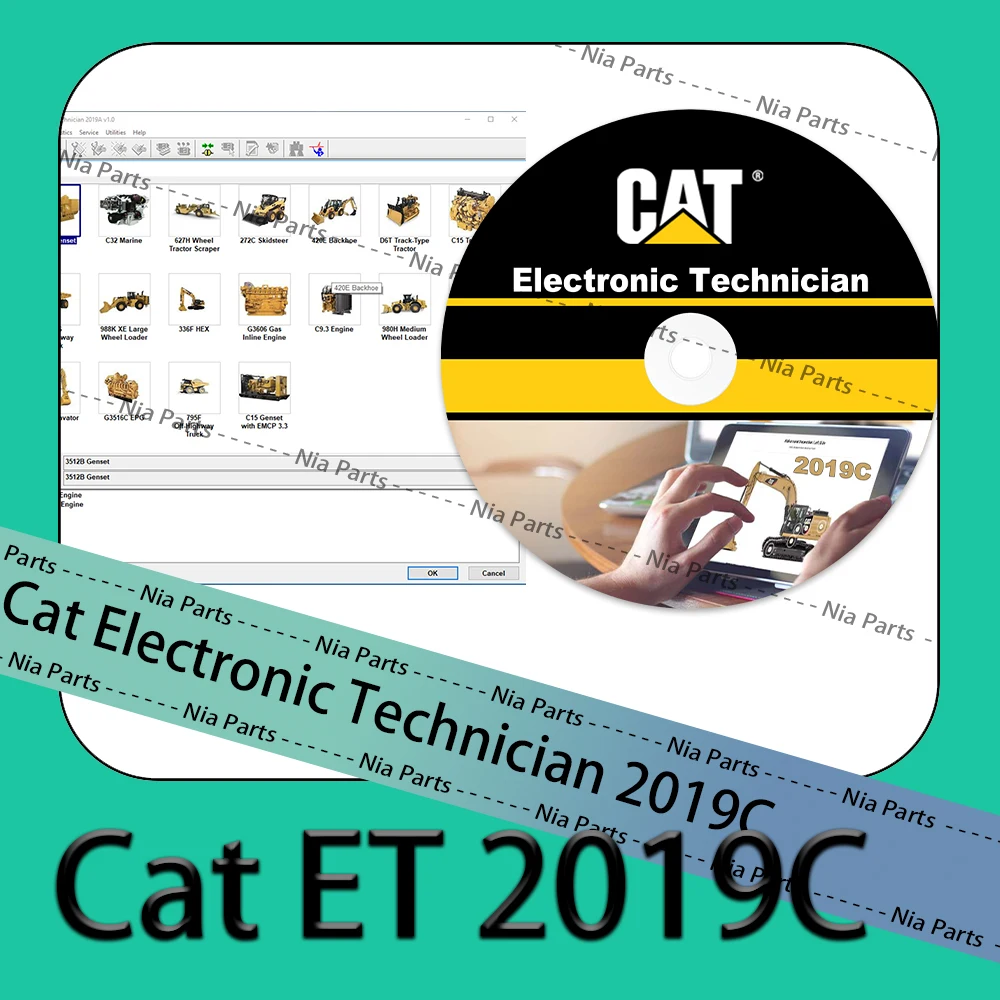 

car tools Cat Electronic Technician 2019C Diagnostic software tuning auto Vehicle Maintenance Repair interface Program OBD2 VCI