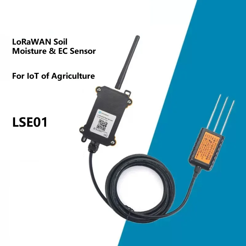 LSE01 LoRaWAN Soil Moisture & EC Sensor For IoT of Agriculture ,Detects Soil Moisture,Soil Temperature and Soil Conductivity