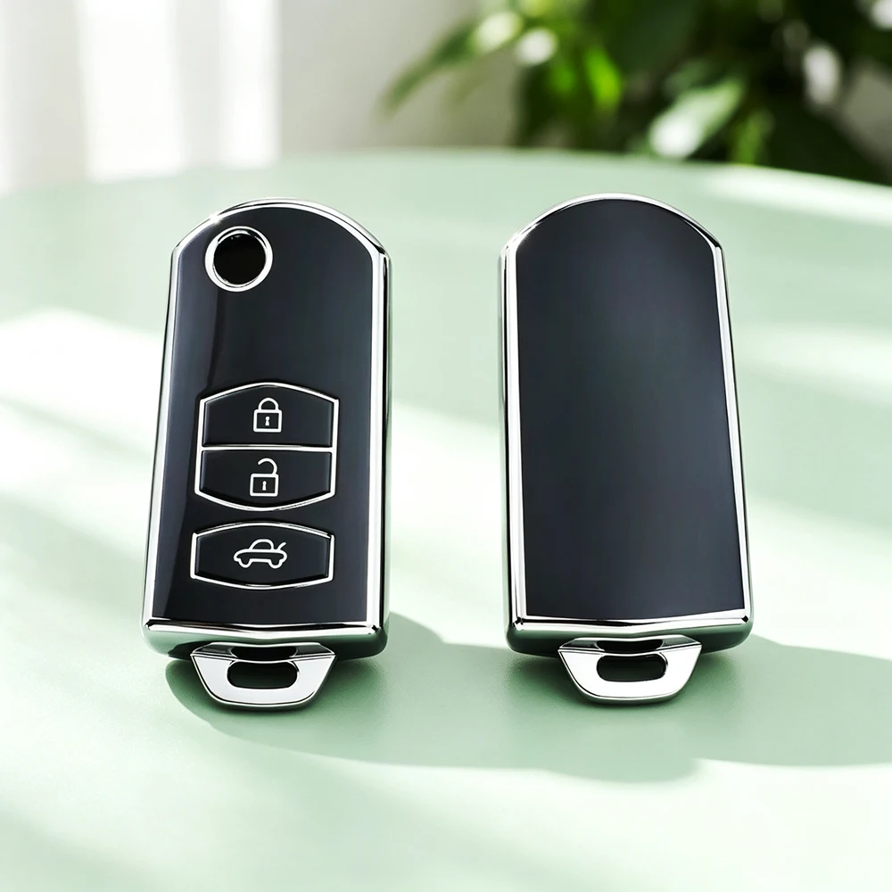 3 Buttons Car Key Case Cover For Mazda Demio 2 3 5 6 M3 M5 M6 CX-5 CX7 CX9 RX8 MX5 MPV Keyless Remote Fob Shell Skin Protector