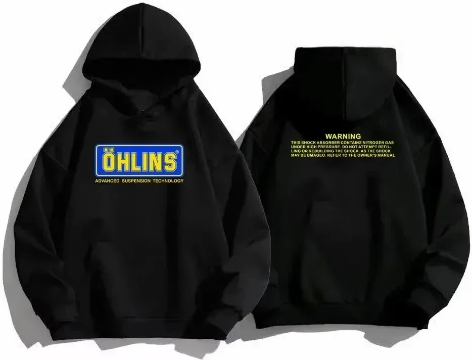 2024 Men's Hoodie Ohlins Sports Racing Top Ohlins RXF34 M.2 Men's Hoodie Printed Comfortable Hoodie