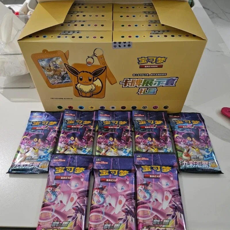 

Подлинная коллекционная карточная игра Pokémon (TCG) Набор карточных дисплеев Упрощенная китайская версия Подарочная коробка Коллекционная карточная игра
