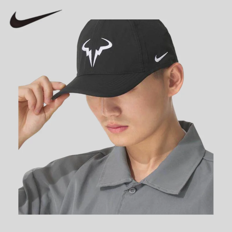

NIKE (Nike) - A men's and women's universal tennis cap featuring Nadal design, a sun-protective beanie cap. FB5600-010