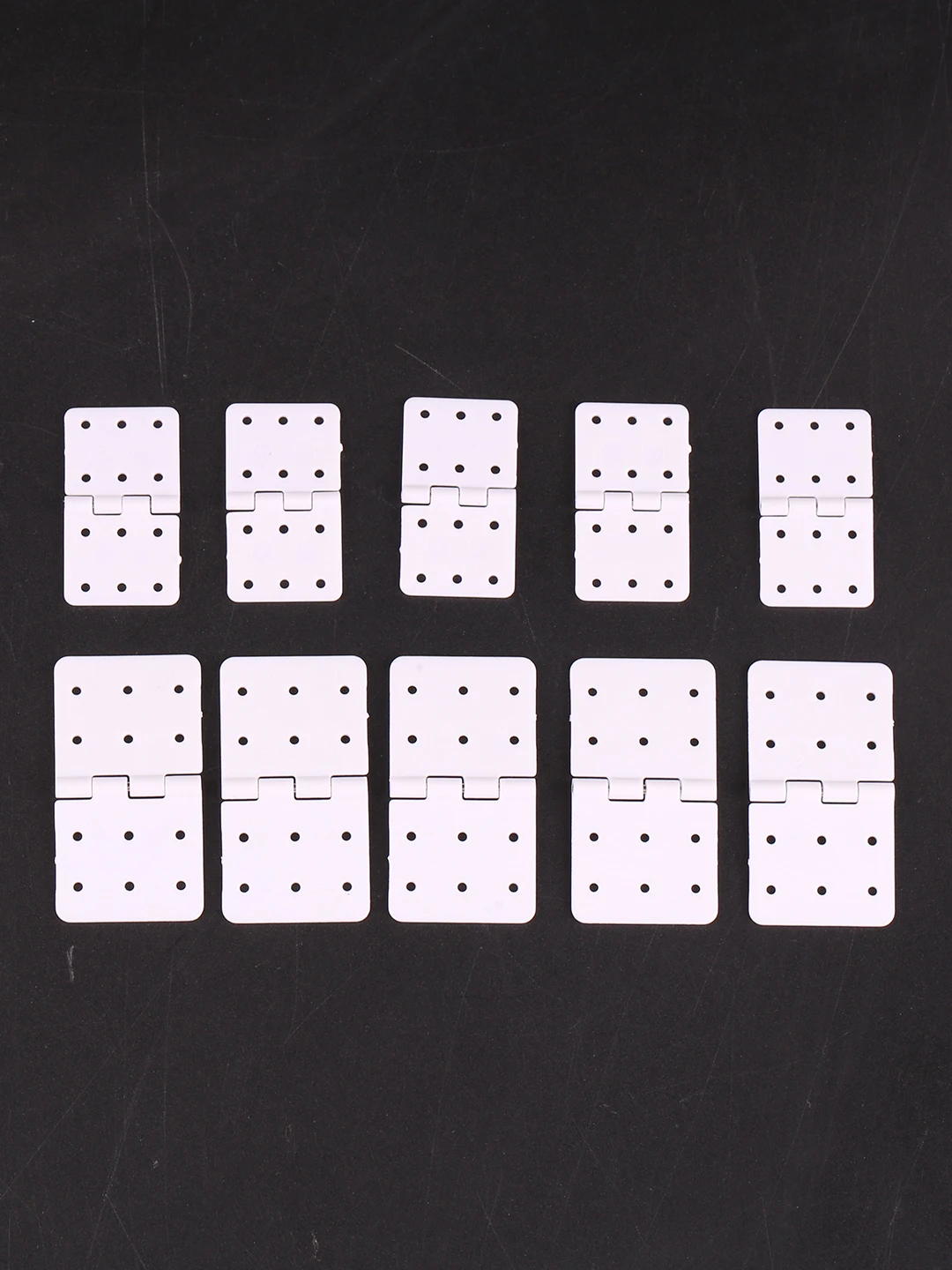 10PCS Plastic Hinge Flat Needle Binder For RC Model Remote Control Aircraft KT Fixed-wing Plane Aileron Hinge Connection DIY