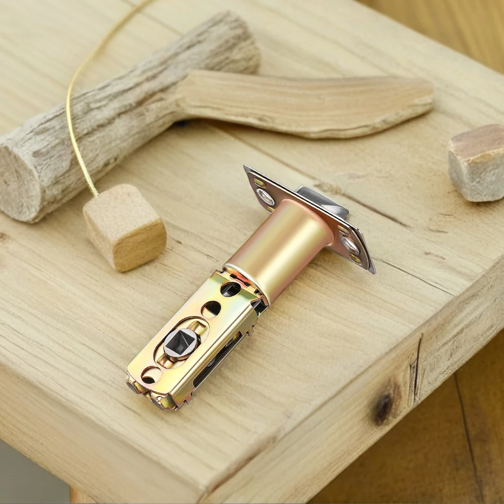 2 ชิ้นบอลล็อคอุปกรณ์ประตูห้องน้ําสามบาร์สลักเกลียวโลหะผสมสังกะสีสําหรับประตูภายใน