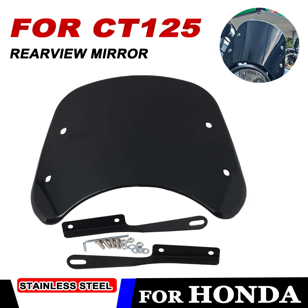 For HONDA CT125 CT 125 Trail Trail125 Hunter CT150 Motorcycle Accessories Small Windscreen Windshield Wind Deflector Cover