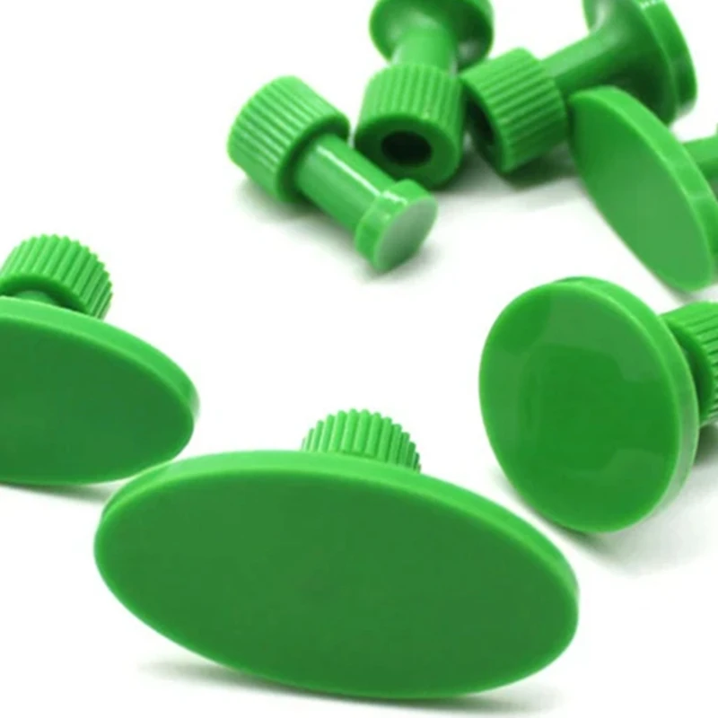 24PCS Green Glue Tabs Dent Puller Removal Tool for Auto Paint-Less Dent Repair Glue Tabs for Car Body Repair Tool-A46I view 6