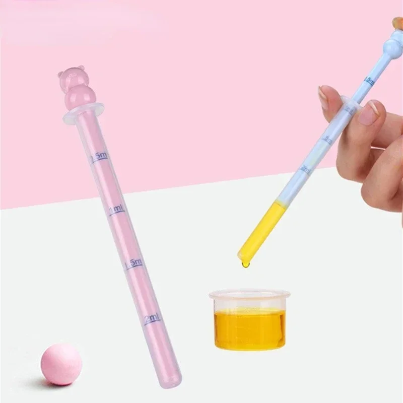 Children Medicines Device Baby Squeeze Drug Feeder with Scale Anti Choking Syringe Type Newborn Safe Medicine Dispenser