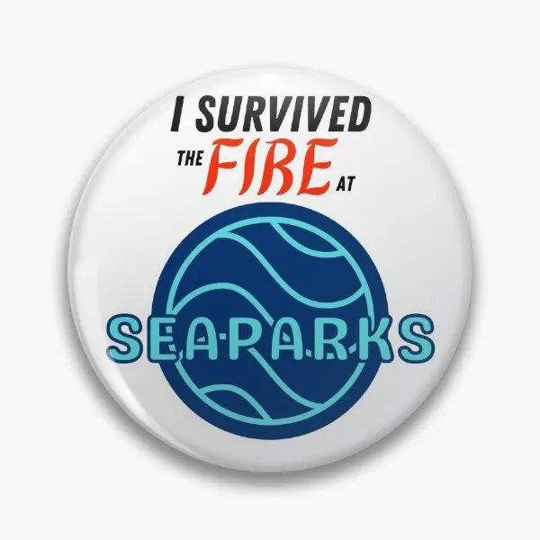 I Survived The Fire At Seaparks The It  Soft Button Pin Decor Badge Jewelry Creative Lapel Pin Collar Cute Women Lover Metal