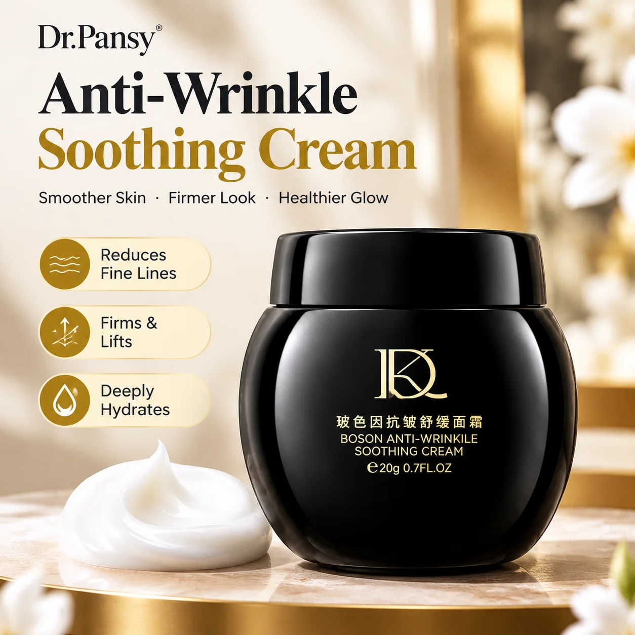 Pro-Xylane Anti-Wrinkle Soothing Face Cream 20g Firming Brightening Smooth Skin 3