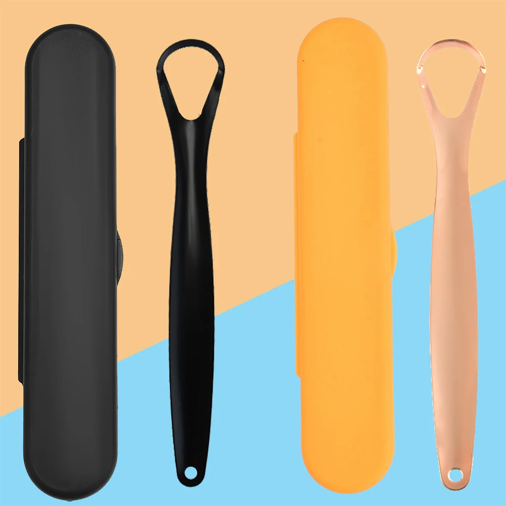 Stainless Steel Tongue Coating Cleaner, Tongue Scraper, Oral Tool, Tongue Coating Brush Premium Stainless Steel Tongue Cleaner