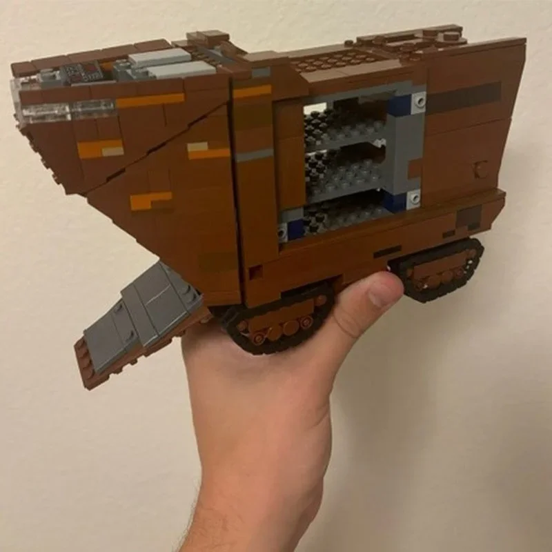 868pcs MOC Sandcrawler Star Battle UCSed Model Building Blocks Christmas Gift Construction Creative Idea Brick Toy Birthday