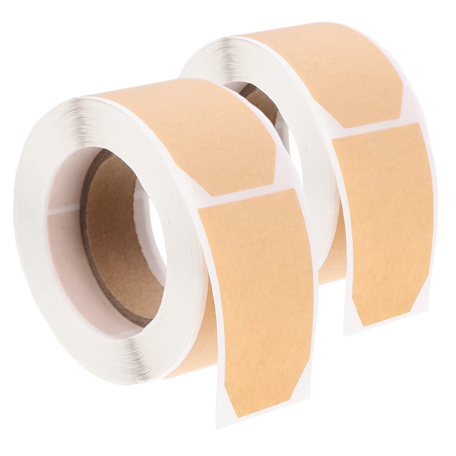 2 لفات فارغة كرافت ورقة تسميات ذاتية اللصق اسم العلامات لفرز ملصق ورقة تسميات ملصقات للتسمية متعددة الأغراض للمنزل #5