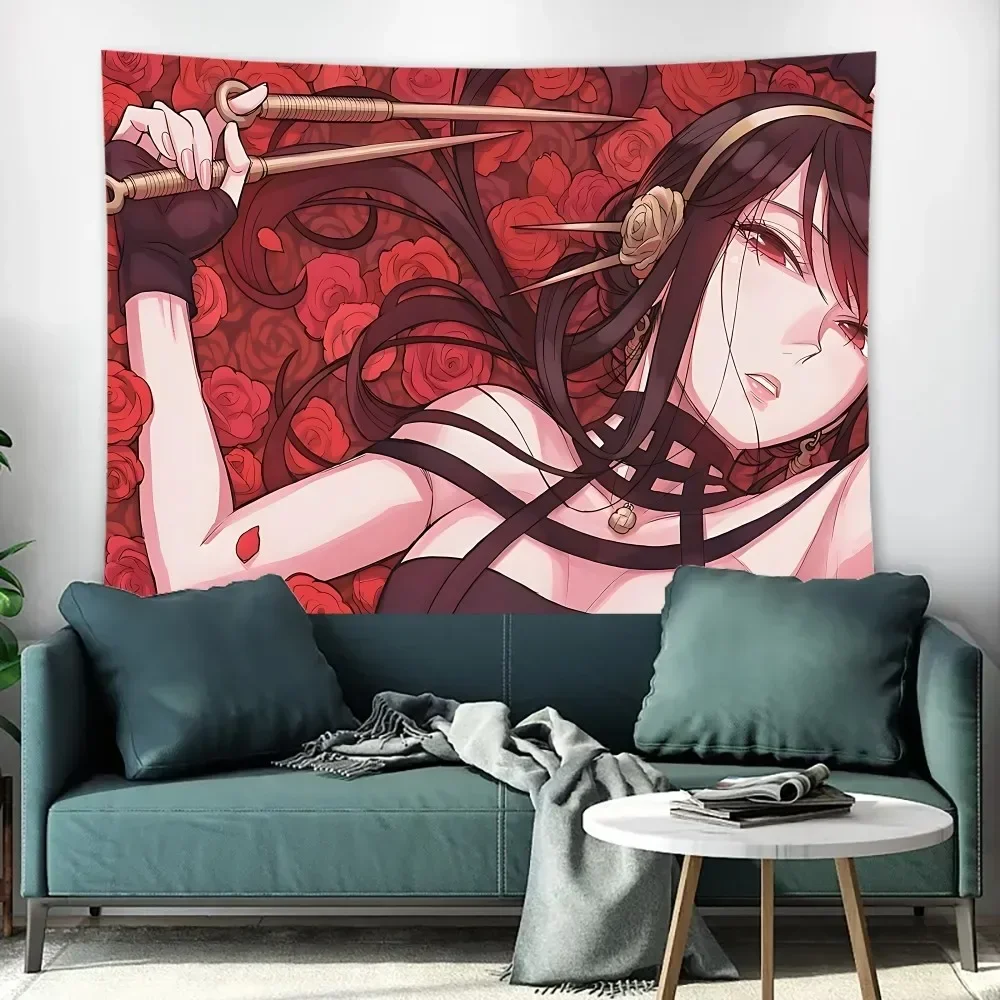 

Гобелен Spy G-Game, настенный гобелен, одеяло в стиле арт-деко, занавеска, висит в доме, декор для спальни, гостиной