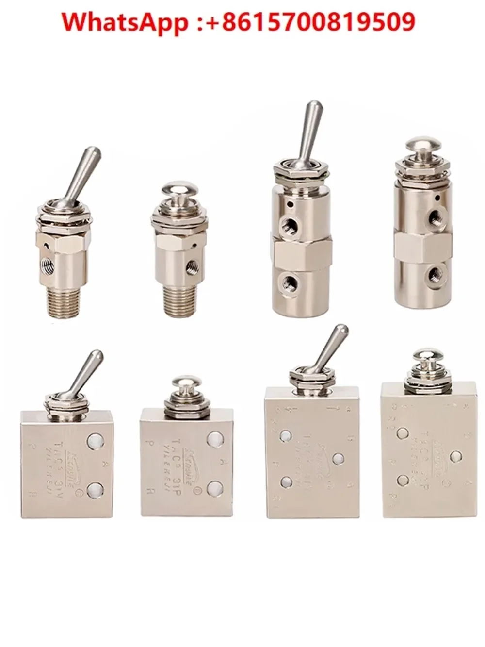 Pneumatic Switch Manual Mechanical Button Valve TAC2-3V- 4V 31V- 41V-3P-4P-41P