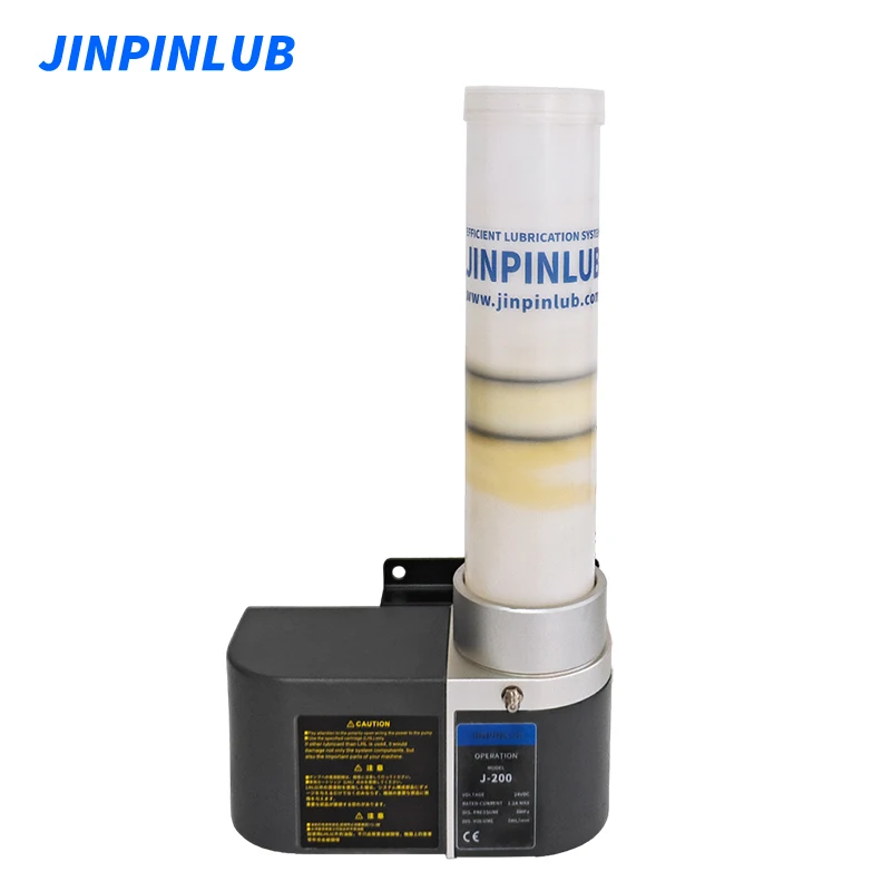 JINPINLUB J200 500ml Pressure Relief Automatic Electric Greaser Lubrication Pump Unit For Single Line Lube System