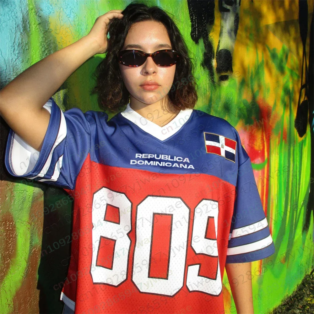 Guyana Belize Barbados Dominican Republic Oversized Jersey Fashion Breathable National Football Shirt Summer Men Women T-shirt