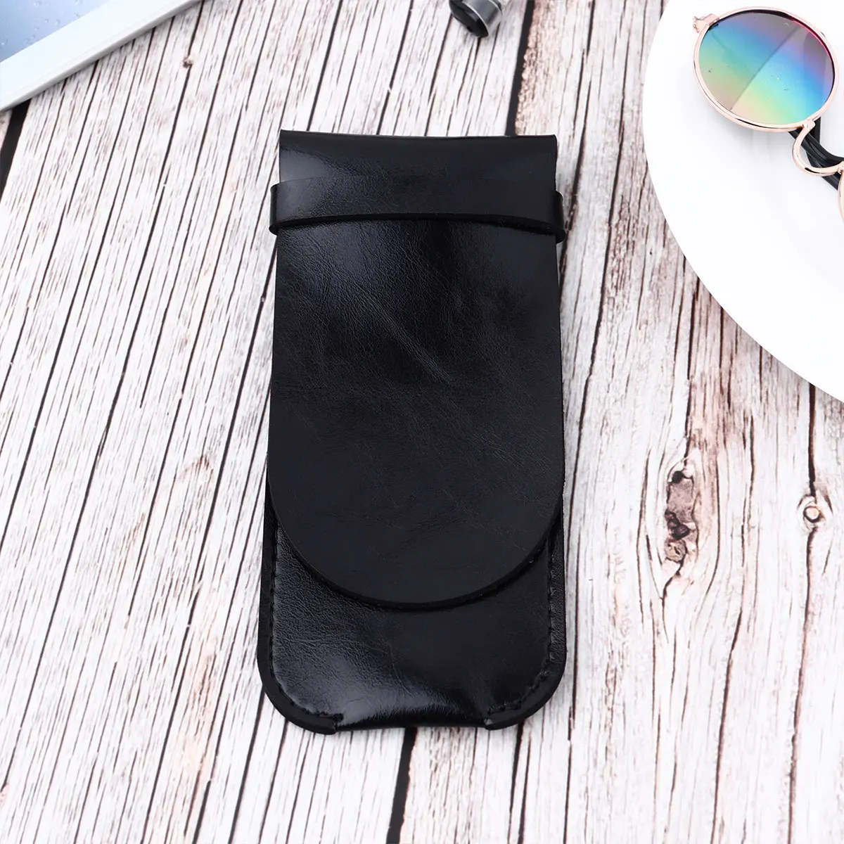 

Pen Case Black Burgundy Protective Holder Desk Office Stationery Storage Bag Pouch School Supplies Writing Tools Gift