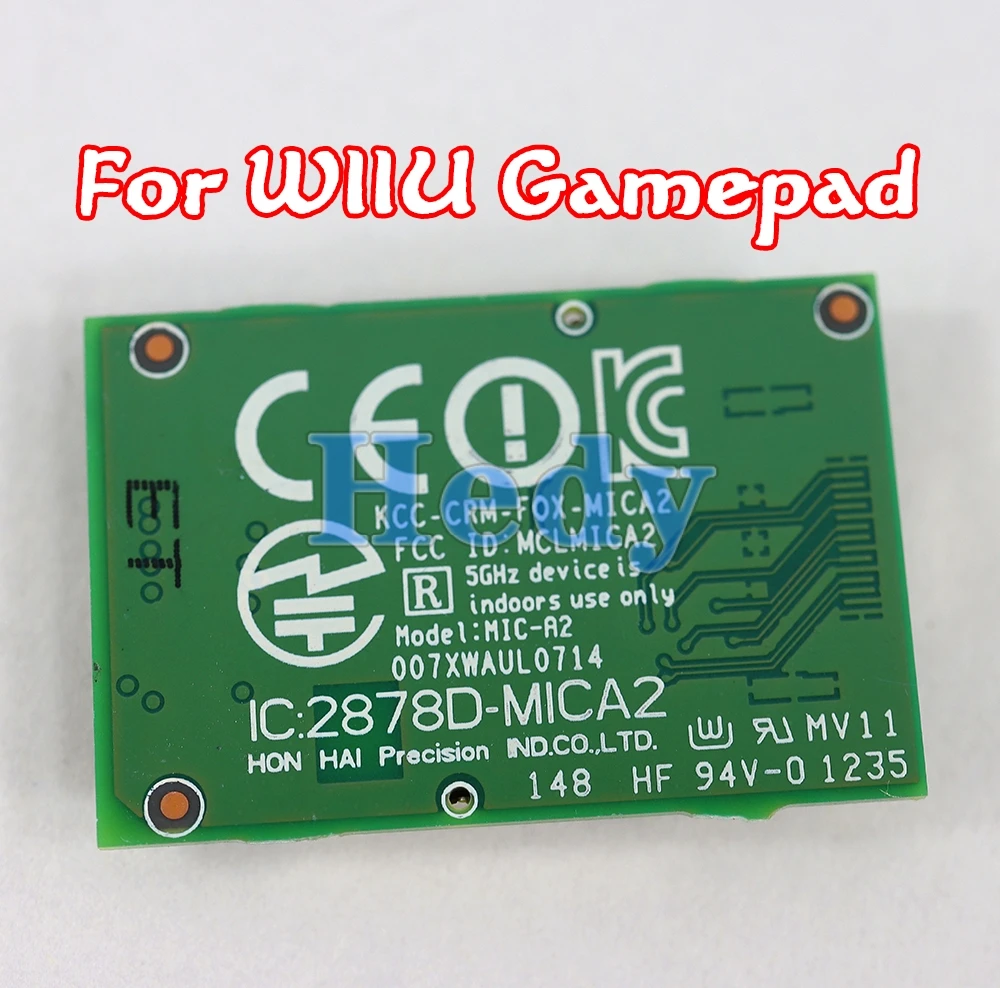 Imagem -06 - Wifi Board para Wii u Pad Placa de Circuito Compatível com Bluetooth Wiiu Gamepad Original Usado Mica1 Mica2 2878d 1pc