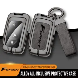 Zinc Alloy Car Key Case For Lexus F Sport Remote Control Protector ES GS IS LX NX RX F Sport For Lexus Key Cover Car Accessories
