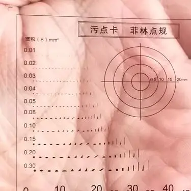 

Gauge Point Gauge Transparent Film Stain Card Comparison Card Stain Crack Contrast PET Dot Line Surface Quality Inspection