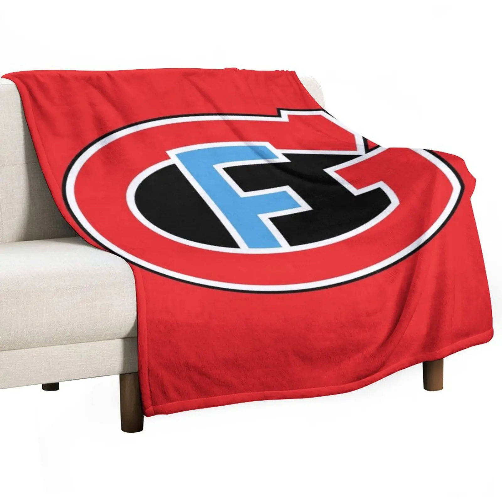 

HC Fribourg-Gottéron Throw Blanket Plaid on the sofa halloween For Decorative Sofa Designers Blankets