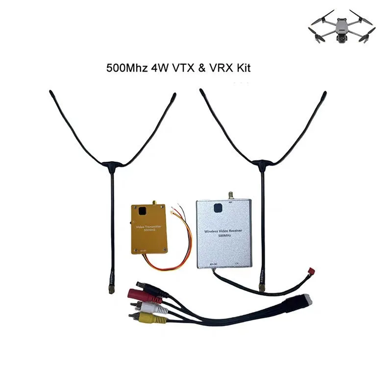 Los 60Km 500-900Mhz 4W Fpv Wireless Video Transmitter and Receiver for Image Transmission