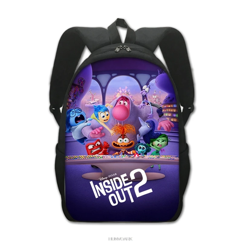 Inside out 2 Backpack Primary Software School Bags for Boys GirlsLarge Capacity Kindergarten Backpack for Grade 1-6