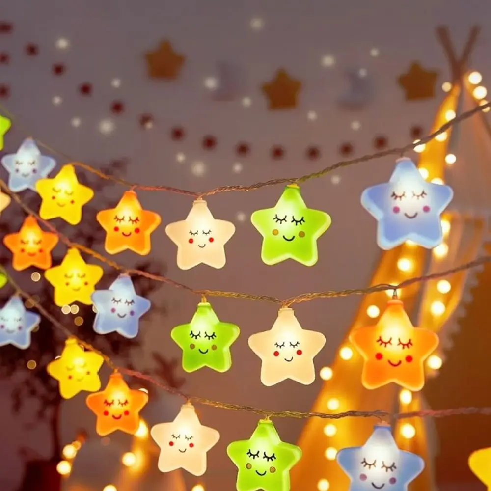 Flexible LED String Lights Battery USB Powered Decorative Lamp For Bedroom Home Party Outdoor Festival Ornament