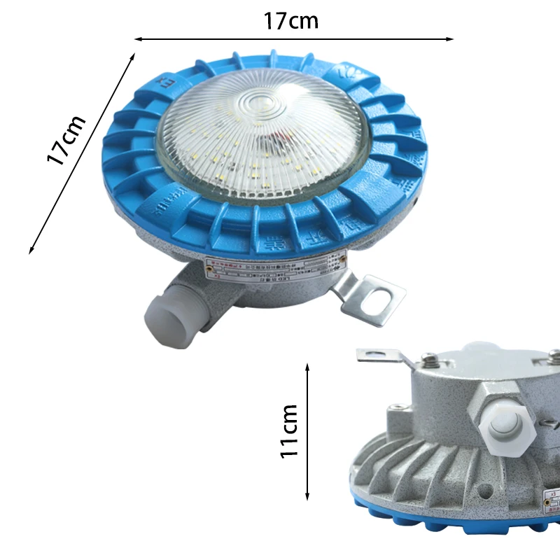 BED198-30W Взрывозащищенный светодиодный светильник IP66, промышленное освещение ATEX для опасных срезов