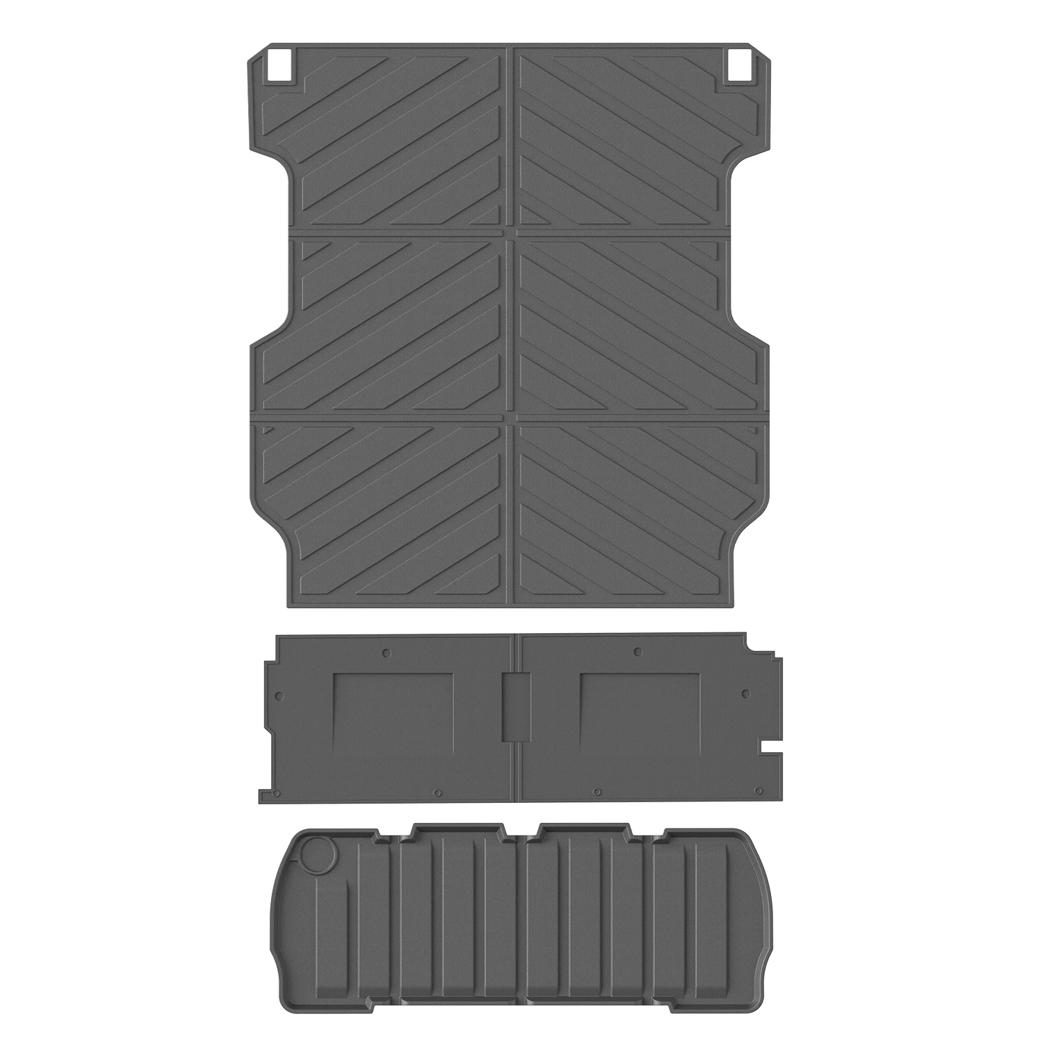 

Truck Bed Mat Tailgate Mat Rear Storage Mat For 2017-2024 Honda Ridgeline Accessories Durable TPE Pickup Bed Liner