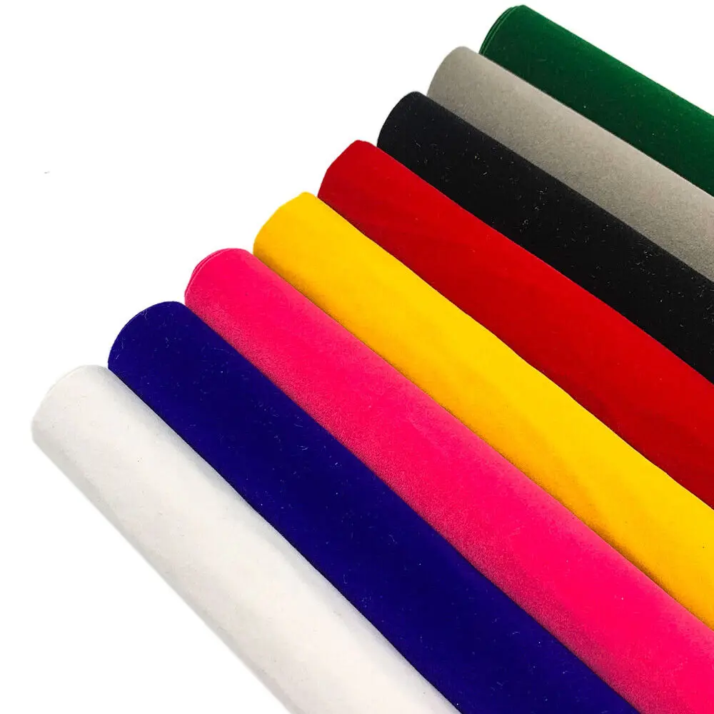 셀프 접착 스티커 백 벨벳 패브릭 쥬얼리 벽지 공예 DIY 라이너 서랍 책 장식, 7.8 인치 x 57 인치