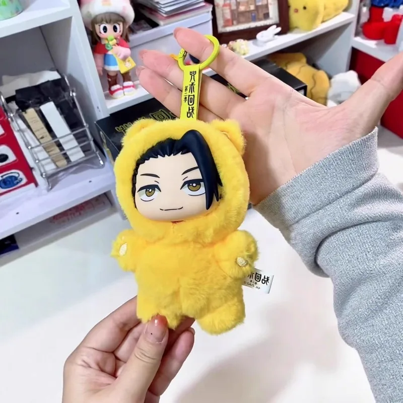 In Voorraad BANDAI Jujutsu Kaisen 2 Kat Oor Plushie Serie Blind Box Mystery Box Anime Figuur Kamer Decoratie Collectie Kids Geschenken