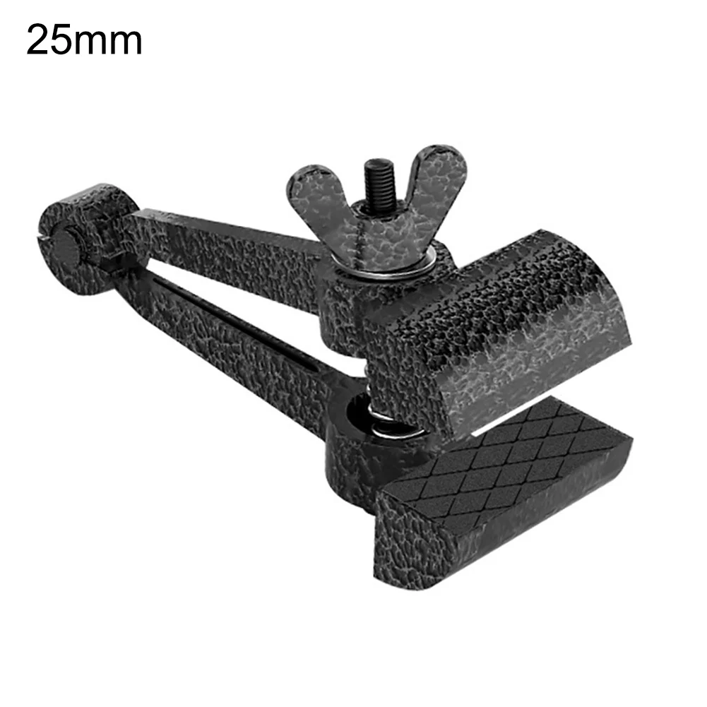 Clamping Mouth Design Hand Vise Fixed Tool Vise Butterfly-shaped Fastening Knob Cross Anti-slip Grooves For Home Maintenance