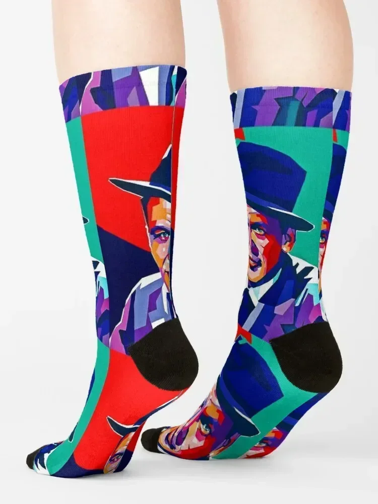 Sinatra's poster Socks fashionable cool Argentina valentine gift ideas Socks Male Women's