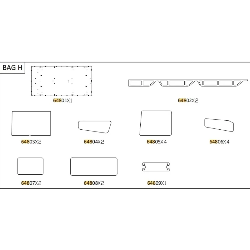 

CROSSRC DC8 прозрачное автомобильное окно 648 CS-97400985