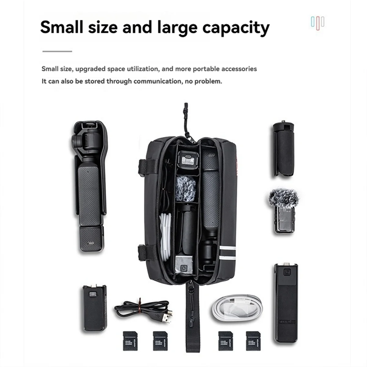 

Новая сумка для хранения STARTRC для DJI Osmo Pocket 3, портативный чехол, водонепроницаемая сумка для Pocket 3, аксессуары