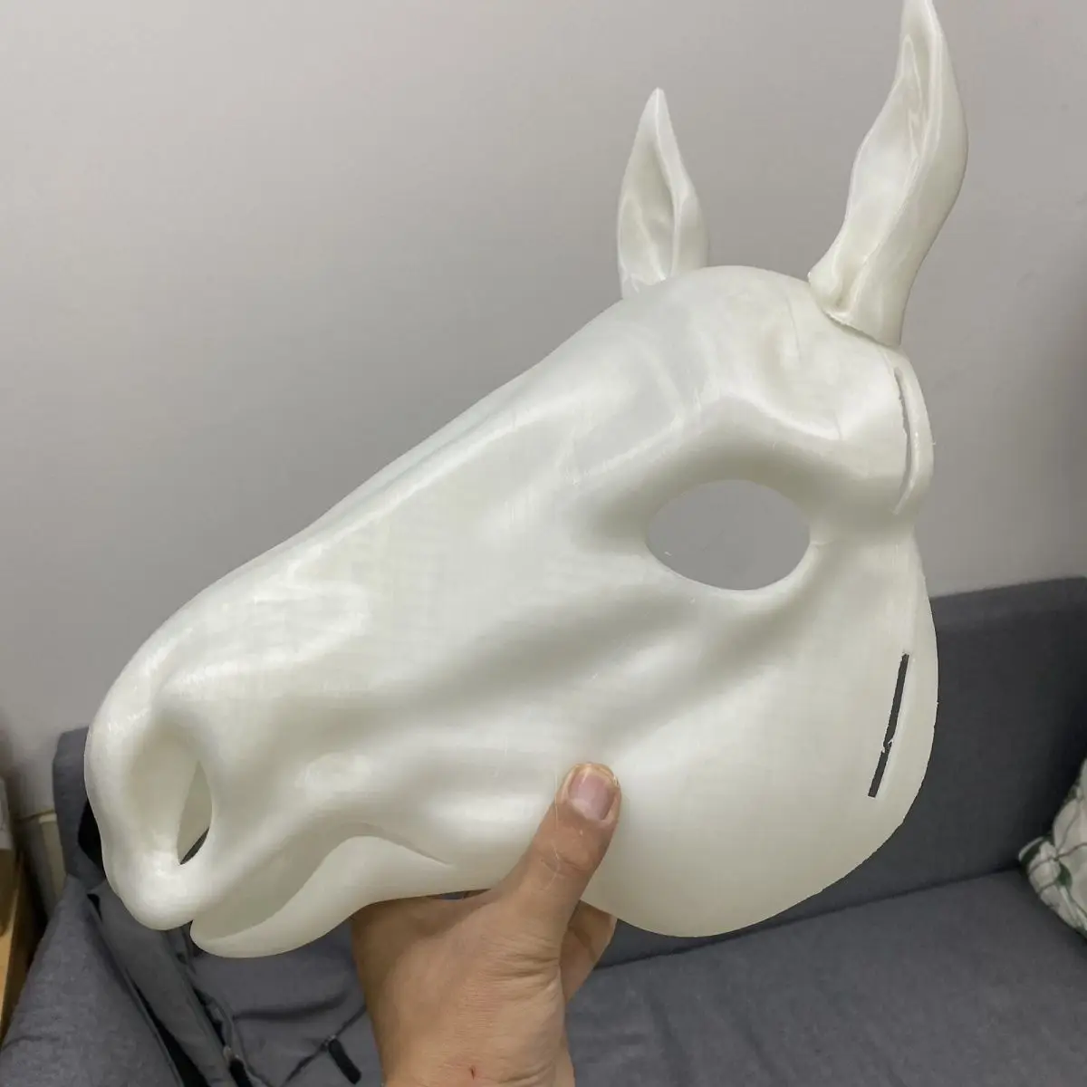

Base Mask Realistic Animal Skull Horse Skull Furry Realistic Head Shell Cosplay Accessories
