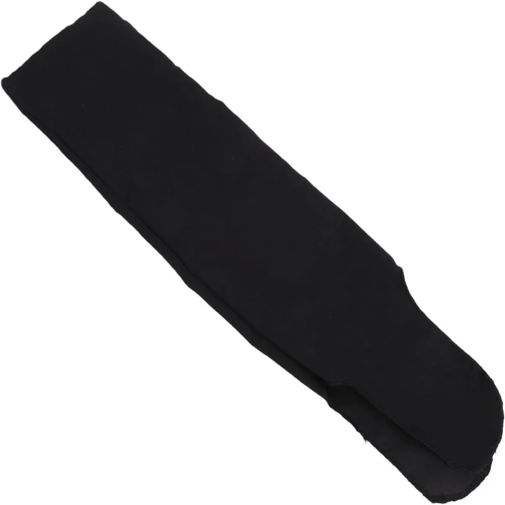 8pcs Black Horse Mane Cover Bags Woven Nylon Fabric Breathable Mane Protectors Lightweight Snug Design Braid Ready Mane Covers