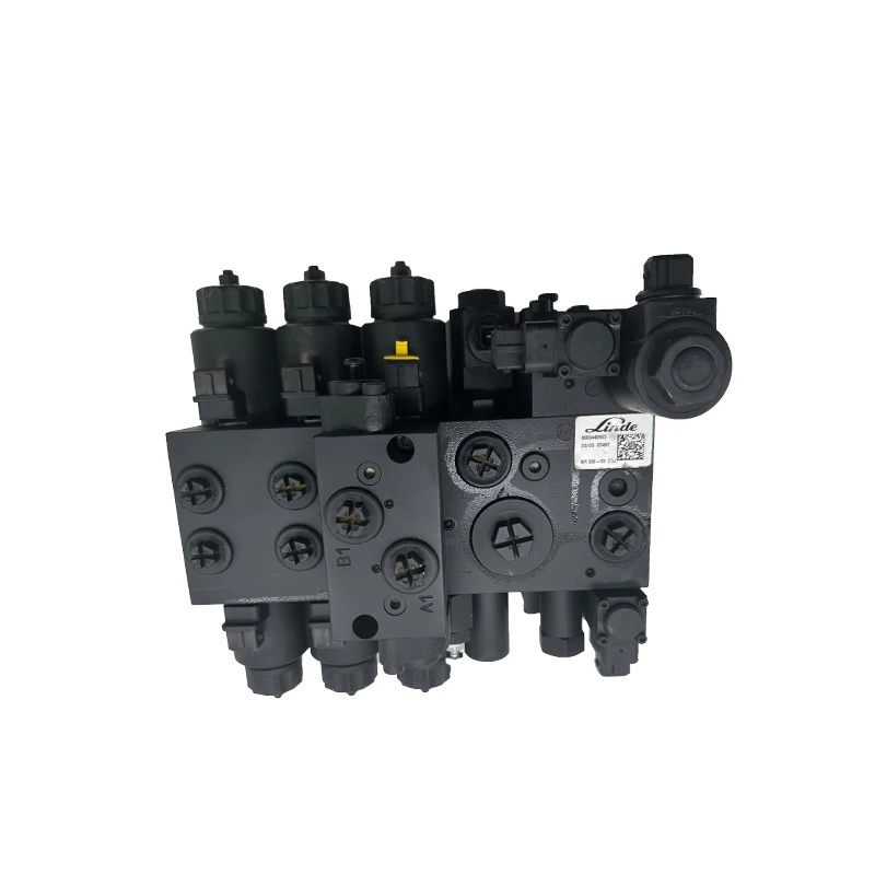 It Is Suitable for Linde E25/30-336 Forklift Truck Fitting 4-0009442653 Four-way Multiway Valve