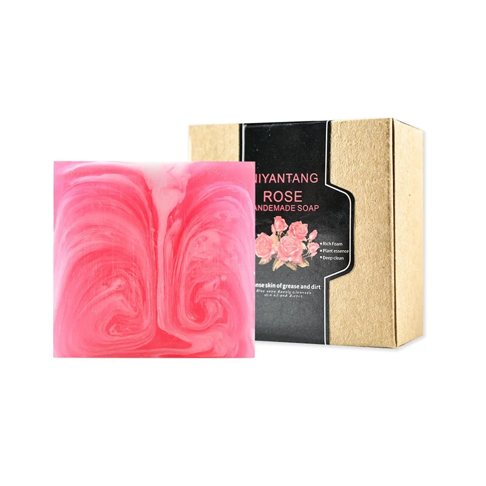 2 Pcs Organic Lavender and Rose Yoni Soap Bars For Women Handmade Vagina Wash Soap Natural Feminine Wash Vaginal Deodorants Care