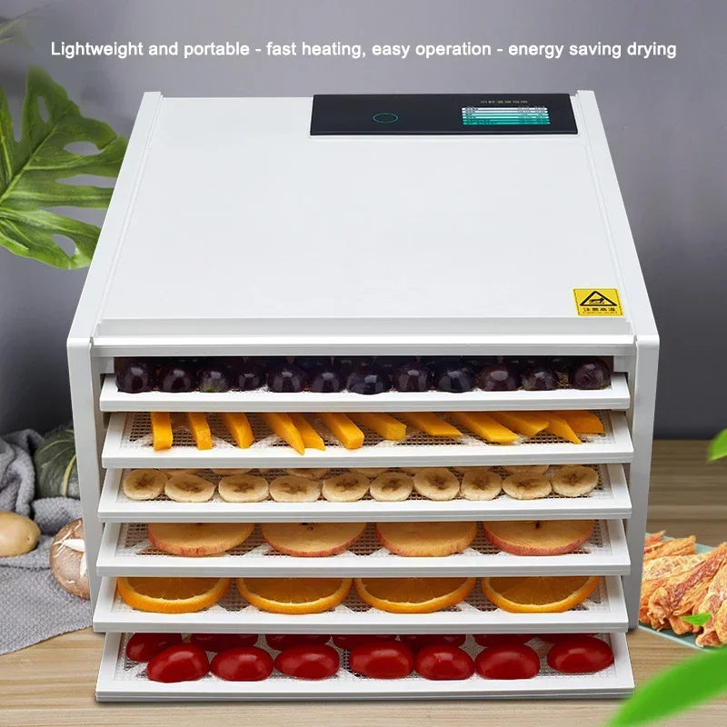 6 Layer Dehydrator 25L Dried fruit machine food air dryer small fruit dried meat dry food dryer home pet snacks